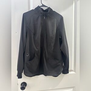 Ava Therese Women's Black Scrub Jacket Size Large EUC